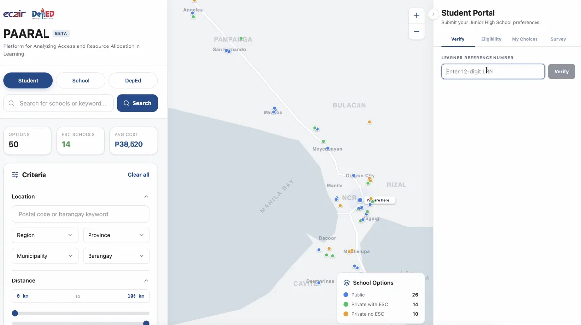 PAARAL voucher allocation analytics