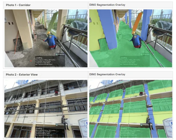 STRIVE construction progress image analysis