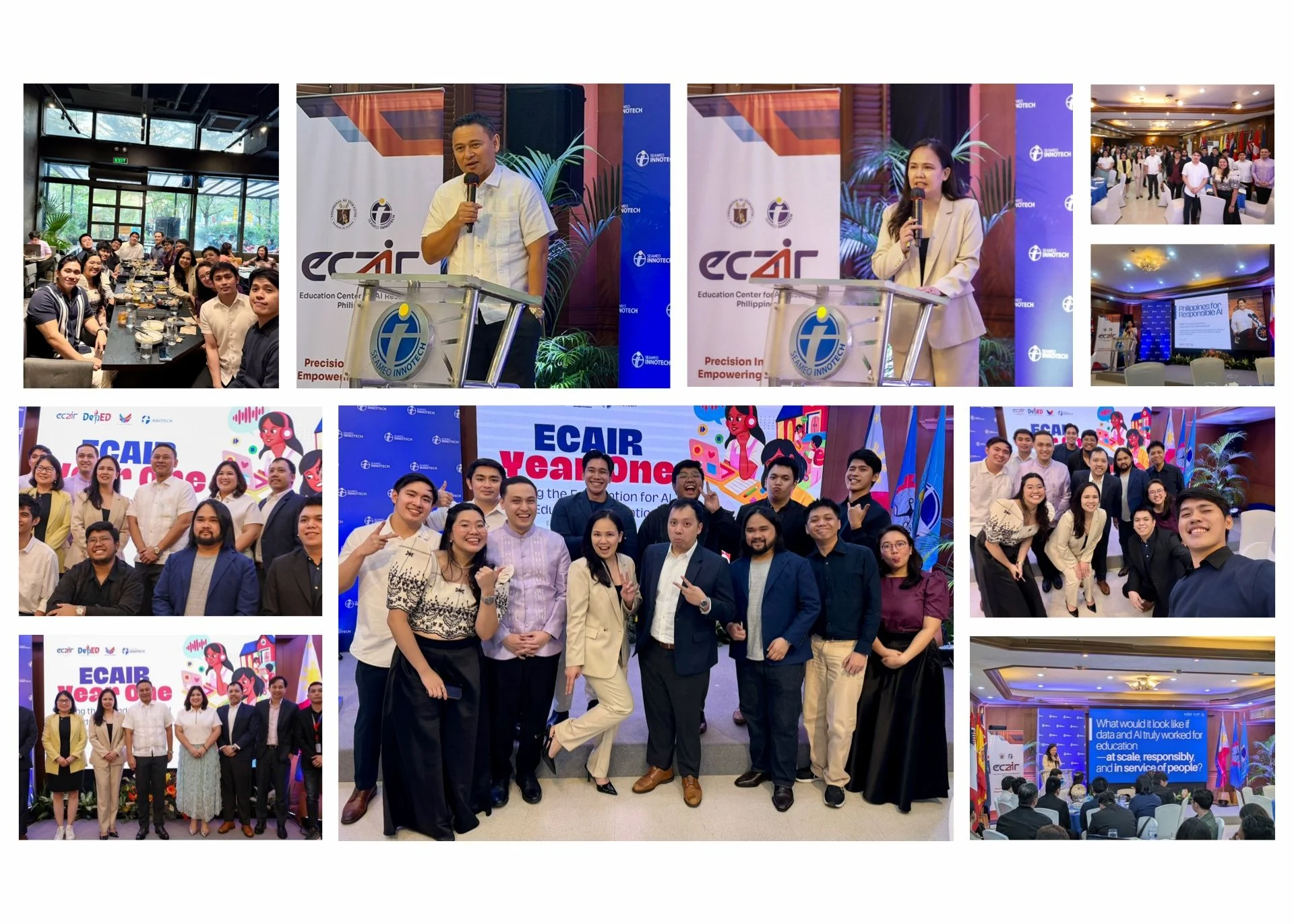 ECAIR Year One Year-End Presentation with Secretary Angara